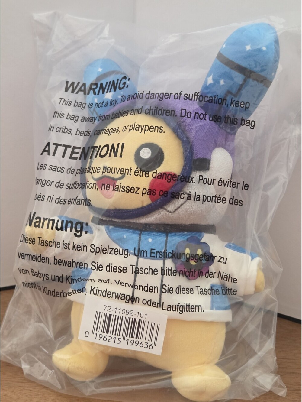 Pokémon Center Pikachu Space Suit Plush PokémonXP WCS 2026 San Francisco...
